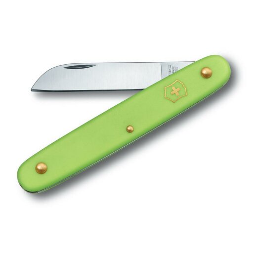 Victorinox Blumenmesser, Nylon pastellgrün , 55mm ,gerade Klinge