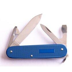 Victorinox  Cadet -  Alox ,Blau ohne Logo - mit neuer Feile