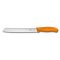 Victorinox SwissClassic, Brotmesser, Wellenschliff ,21 cm , orange