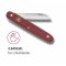 Victorinox Gartenmesser, Nylon rot , 55 mm ,für Linkshänder