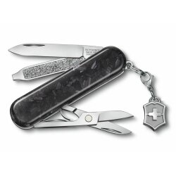 Victorinox Classic SD Brillant, 58 mm, Carbon